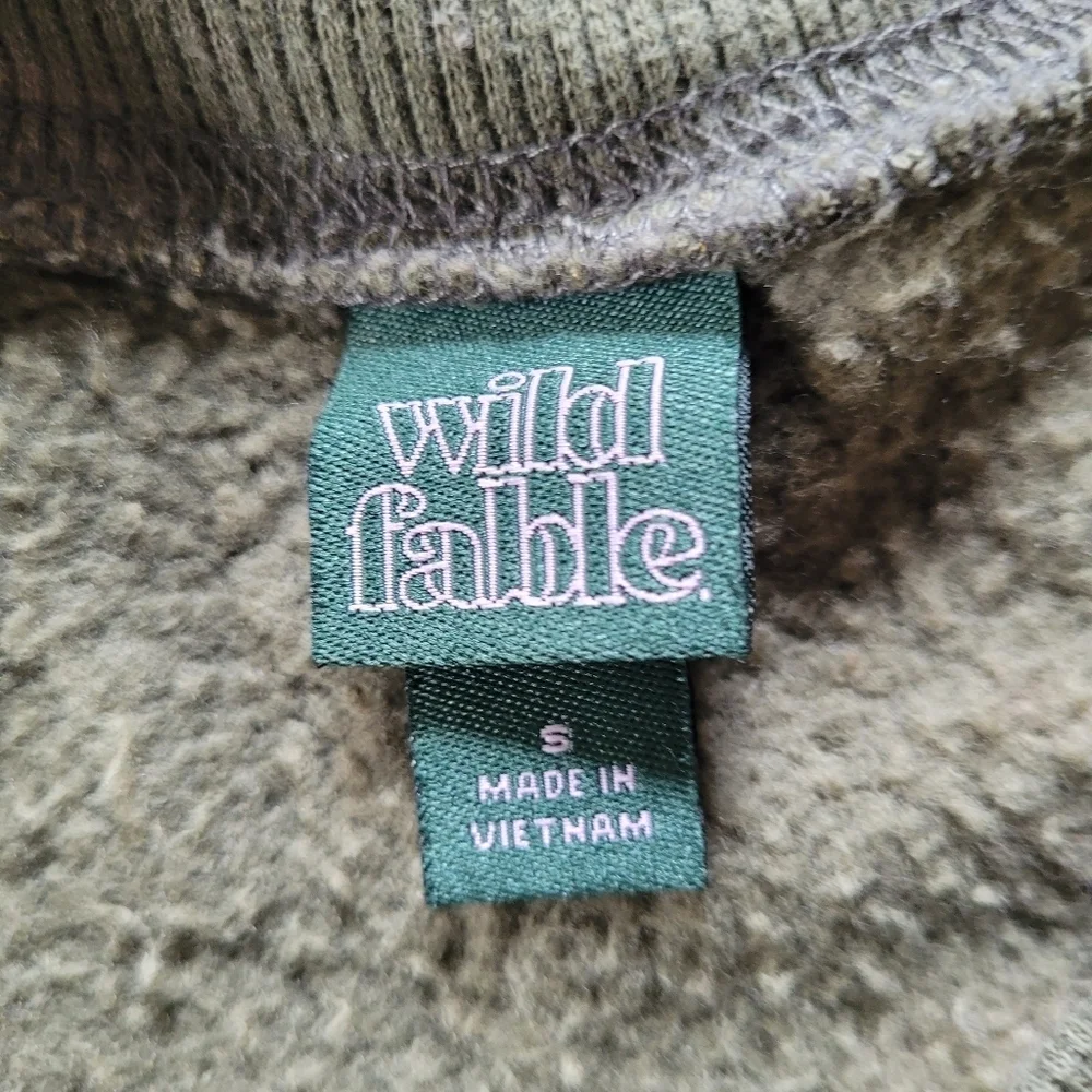 Wild Fable Green Tie Dye Pullover Sweatshirt Size Women's Small - Picture 7 of 8